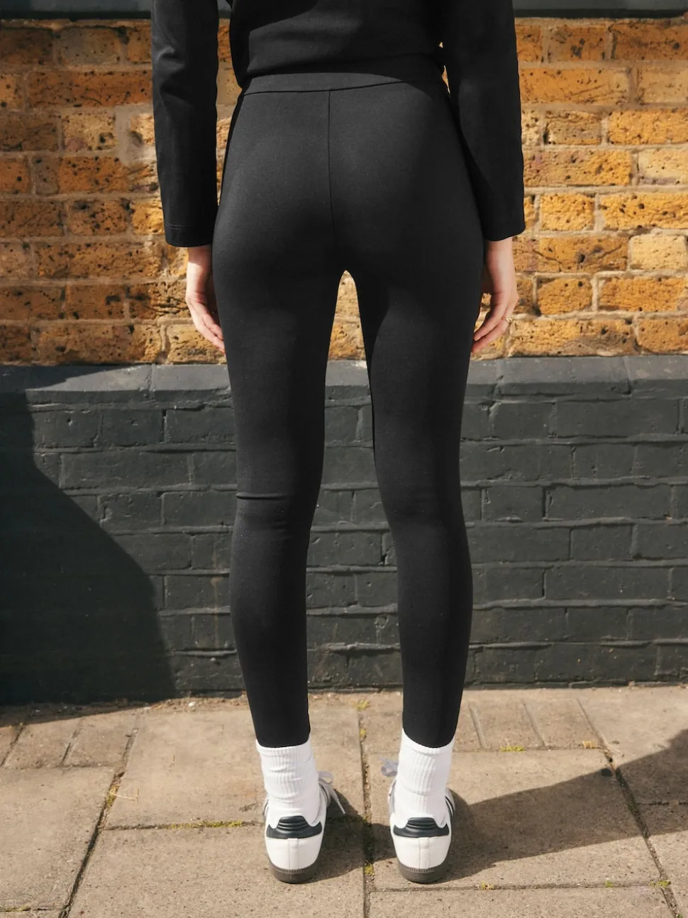 Black Ponte Leggings