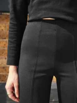 Black Ponte Leggings