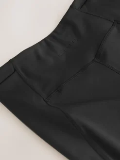 Black Power Active Sports Leggings with Pocket