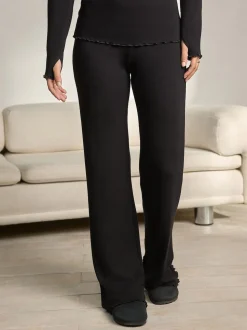 Black Premium Thermal Maximum Warmth Merino Wool Trousers