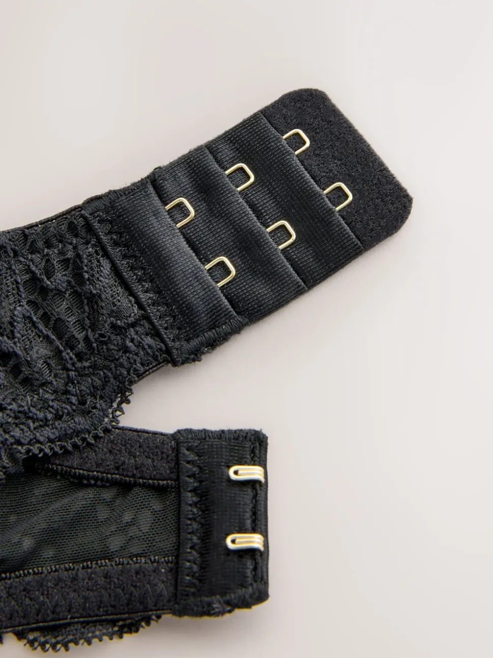 Black Push Up Pad Plunge A-D Wow Triple Boost Lace Multiway Bra