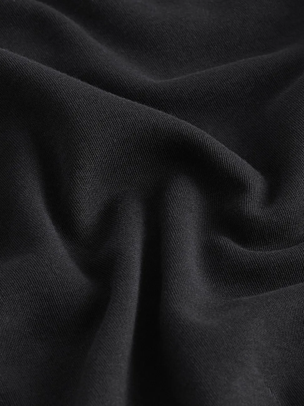 Black Relaxed Fit Heavyweight Longline T-Shirt