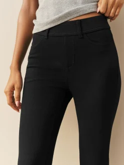 Black/ Rinse Blue/ Grey Full Length Jersey Denim Leggings 3 Pack