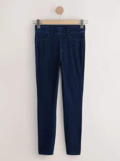 Black/ Rinse Blue/ Grey Full Length Jersey Denim Leggings 3 Pack