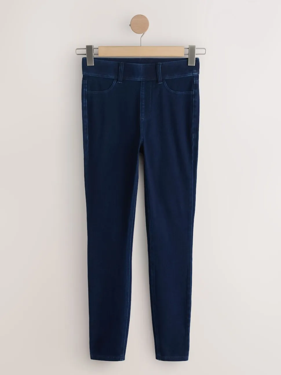 Black/ Rinse Blue/ Grey Full Length Jersey Denim Leggings 3 Pack