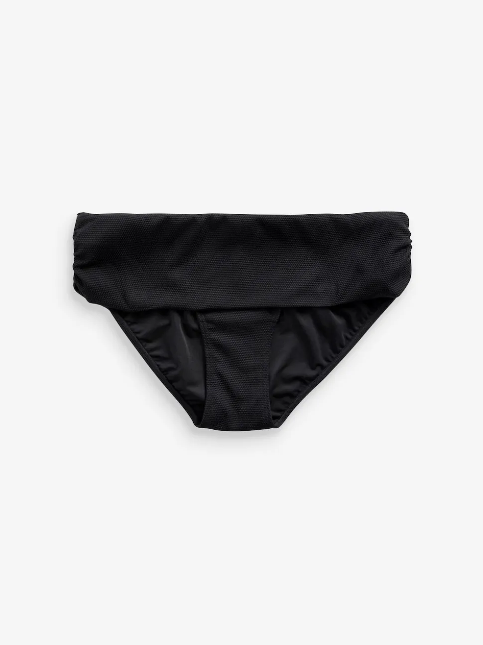 Black Roll Top Bikini Bottoms