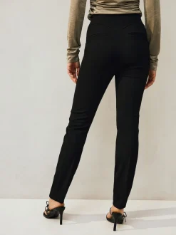 Black Sculpting Military Trousers