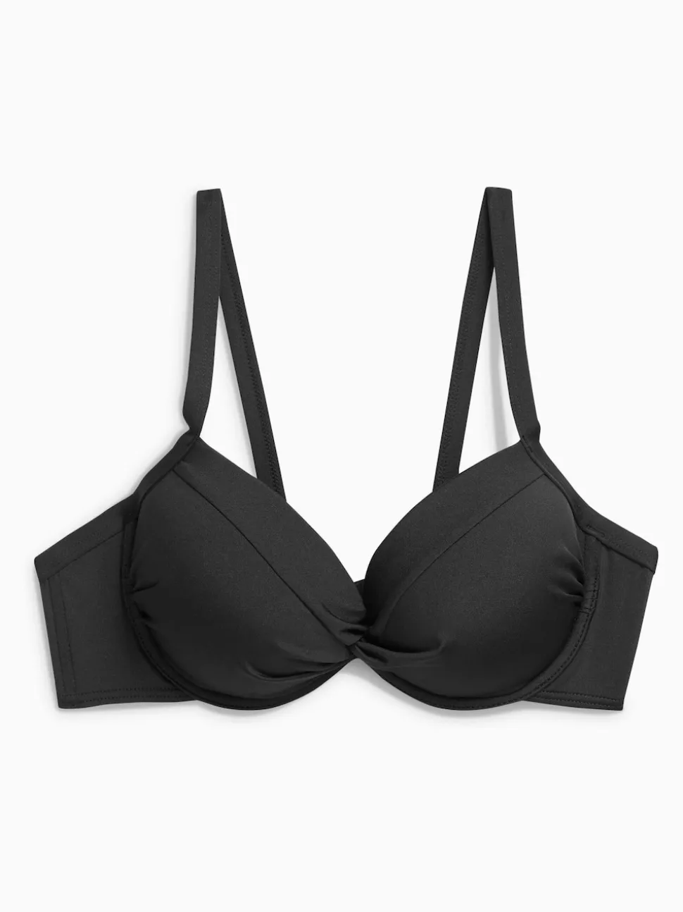 Black Shaping Padded Wired Bikini Top