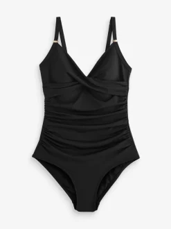 Black Shaping Tummy Control Swimsuit