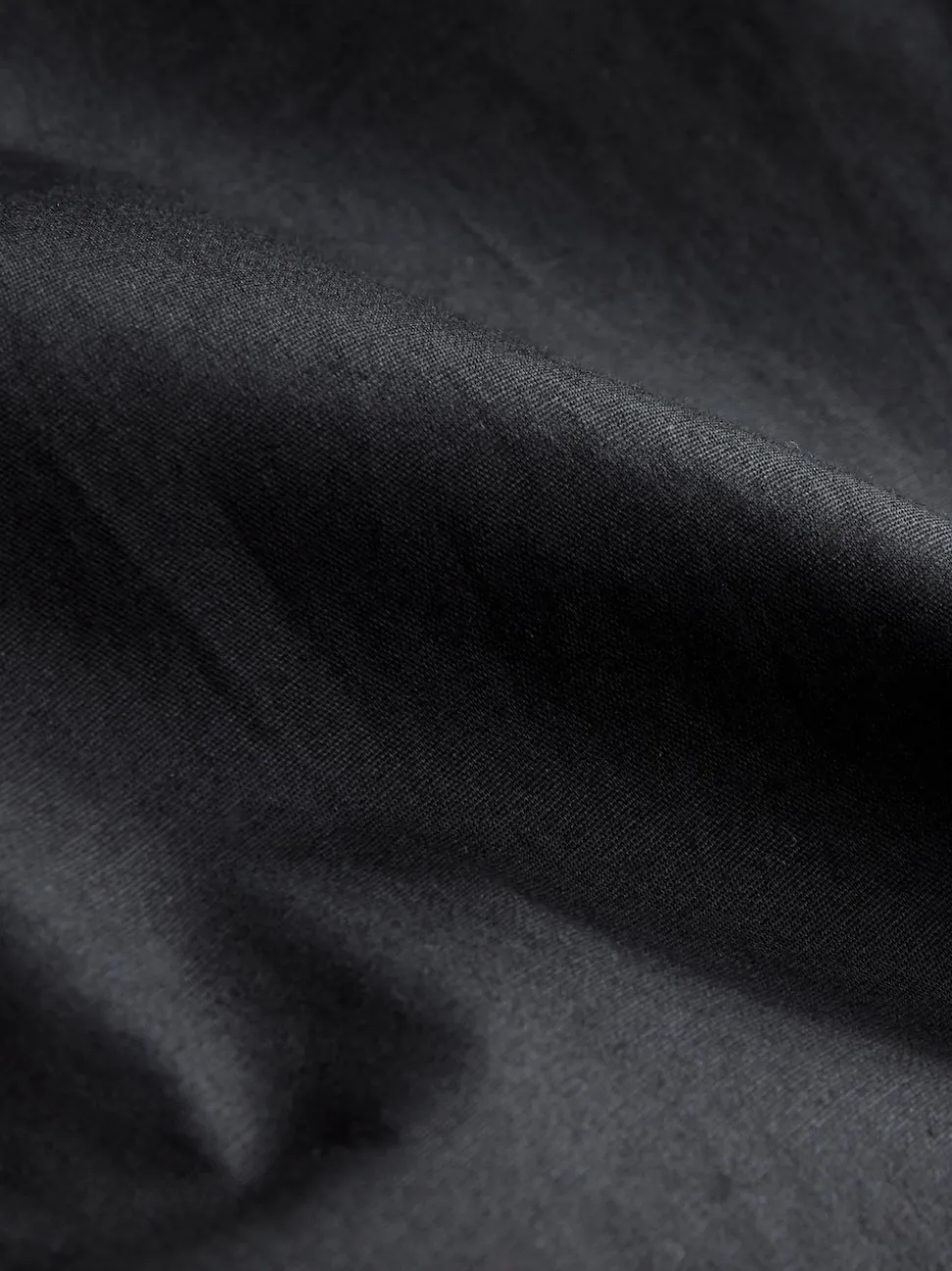 Black Shirred Maxi Skirt
