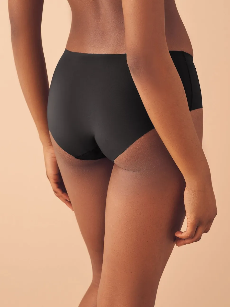 Black Short No VPL Comfort Knickers 3 Pack