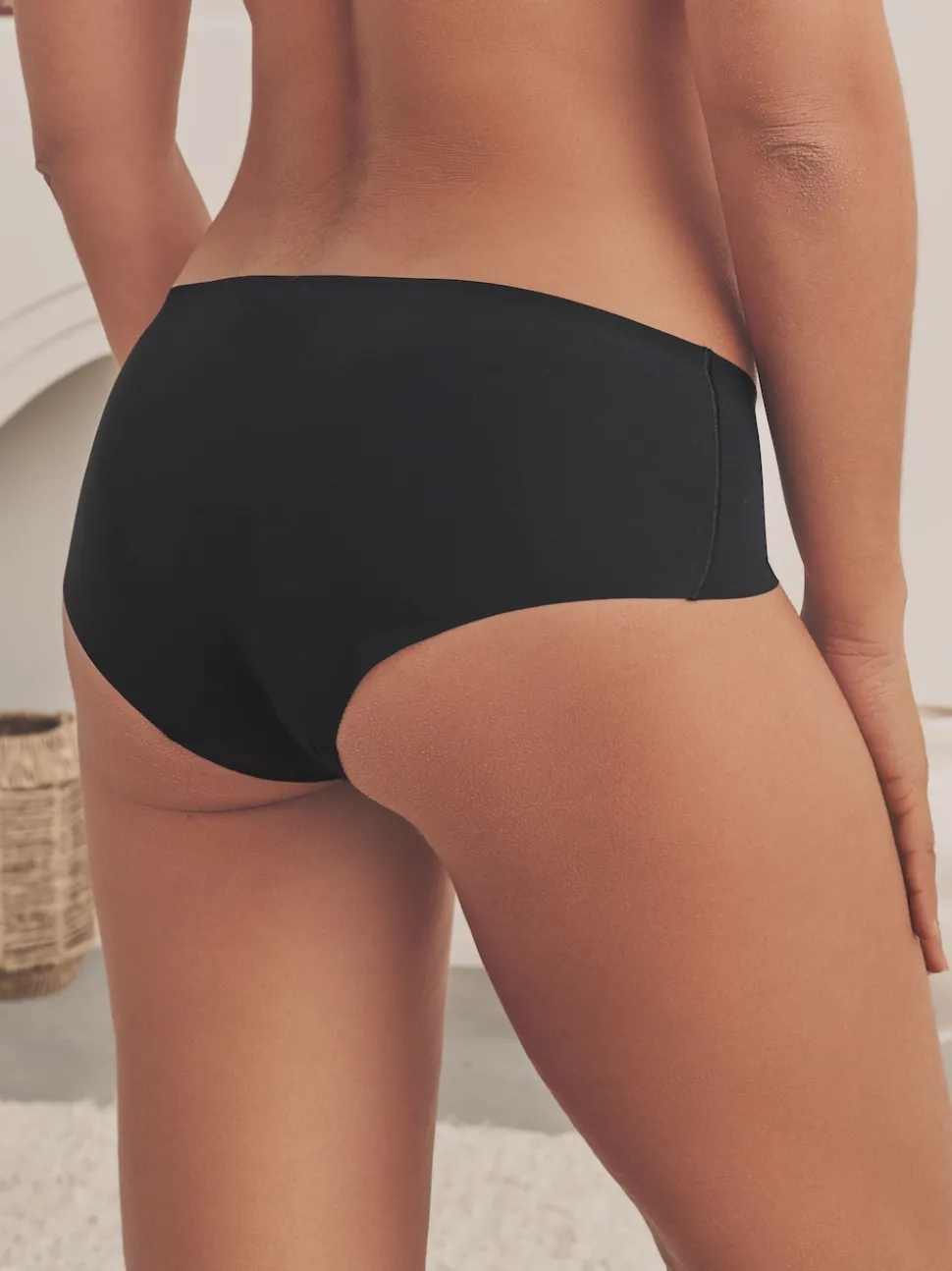 Black Short No VPL Comfort Knickers 3 Pack