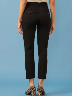 Black Slim Sculpting Trousers