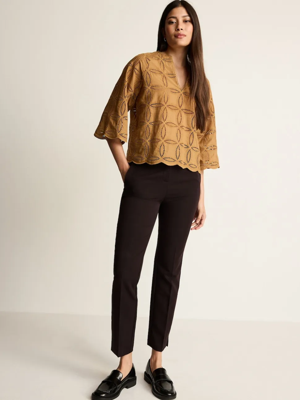 Black Slim Tailored Trousers