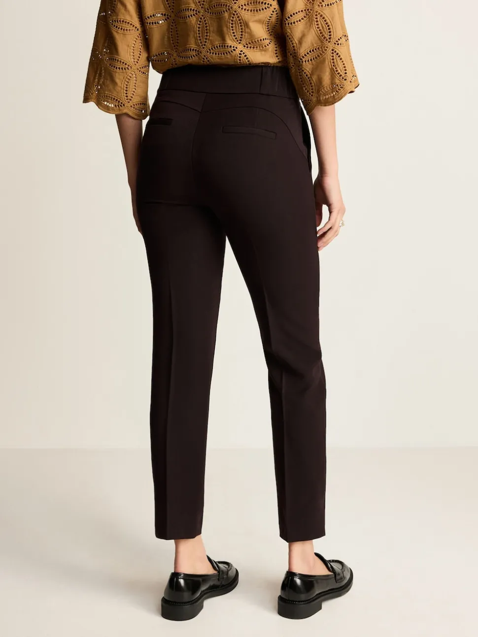 Black Slim Tailored Trousers