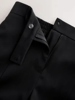 Black Smart Longline Shorts