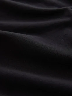 Black Soft Touch Rib Ruched Flare Leggings