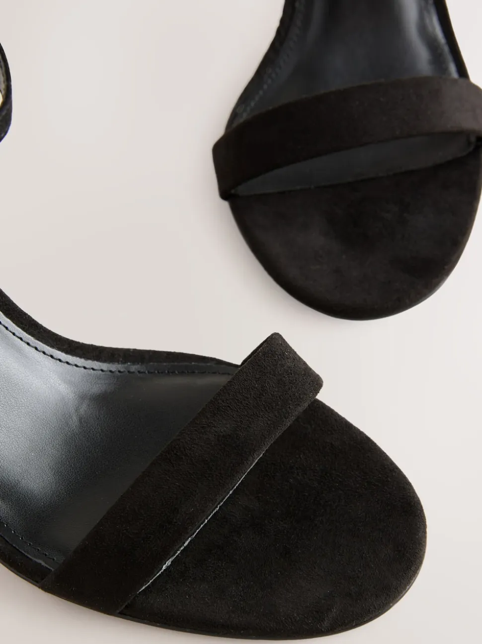 Black Standard/Wide Fit Block Heel Sandals