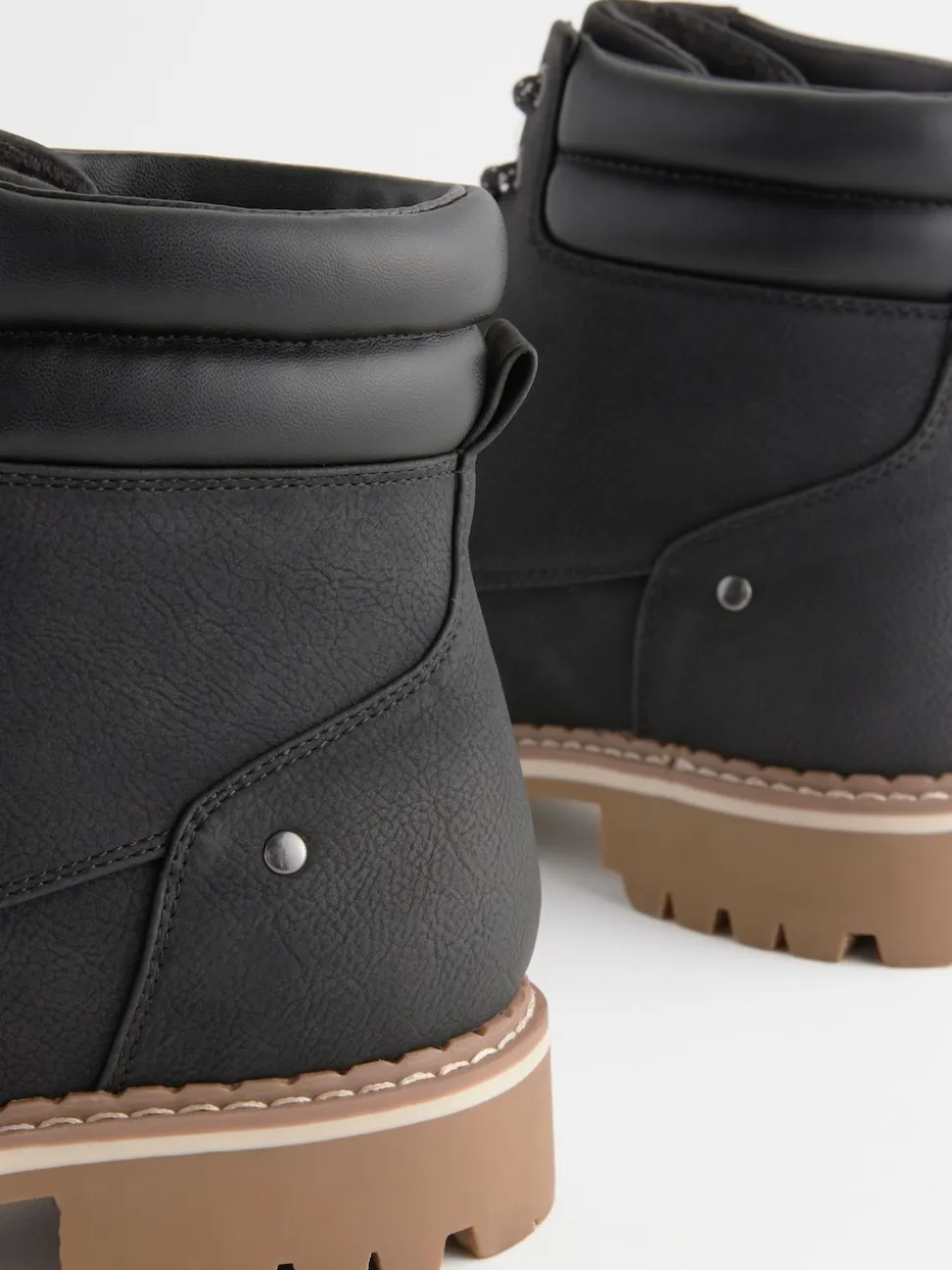 Black Standard/Wide Fit Forever Comfort® Casual Lace-Up Ankle Boots