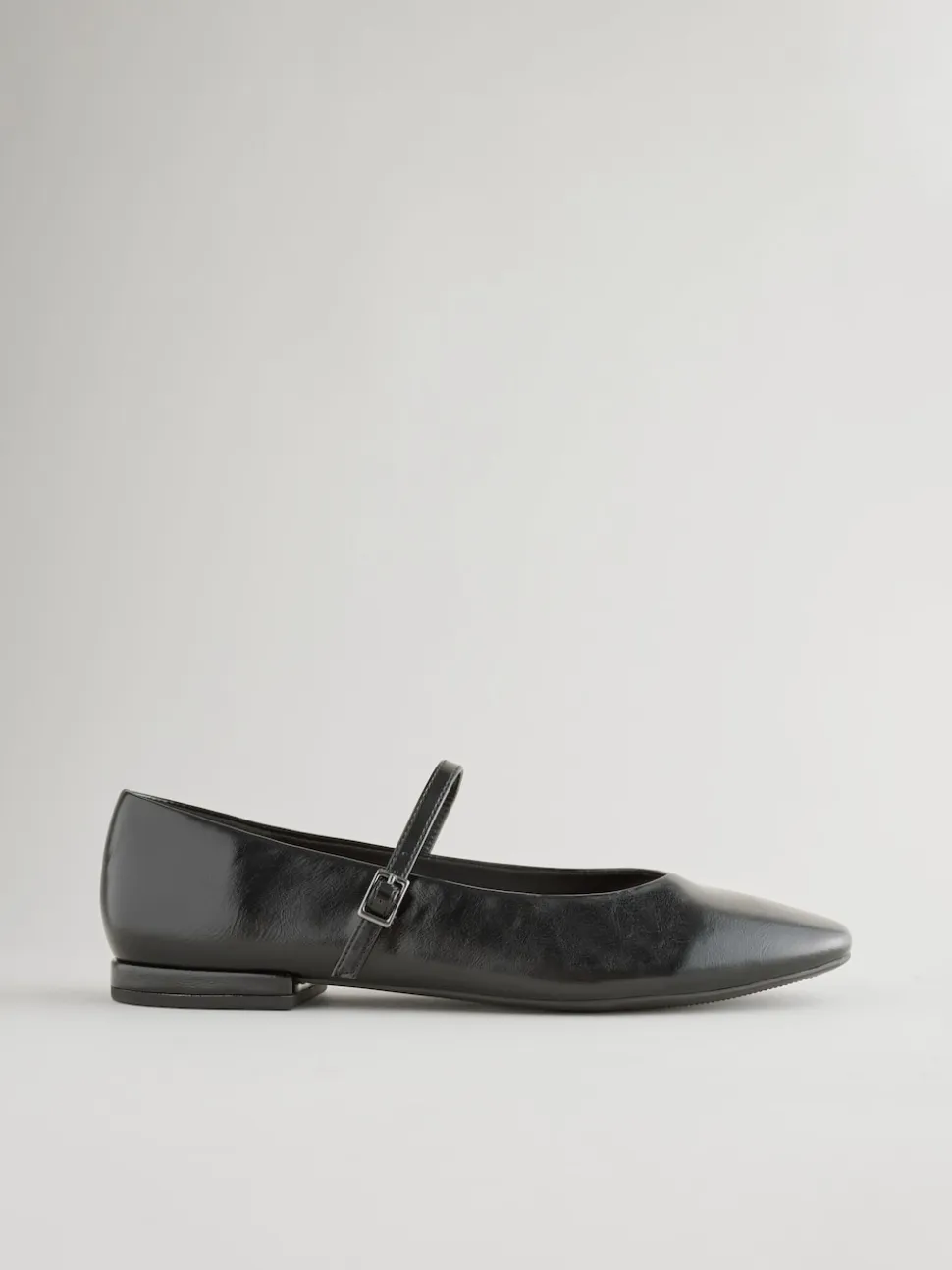 Black Standard/Wide Fit Round Toe Mary Jane Shoes