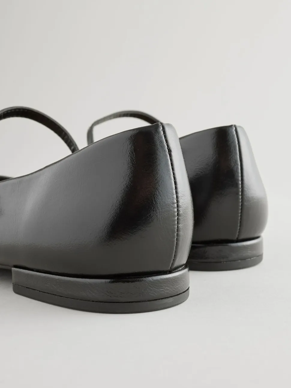 Black Standard/Wide Fit Round Toe Mary Jane Shoes