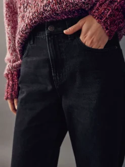 Black Straight Leg Jeans