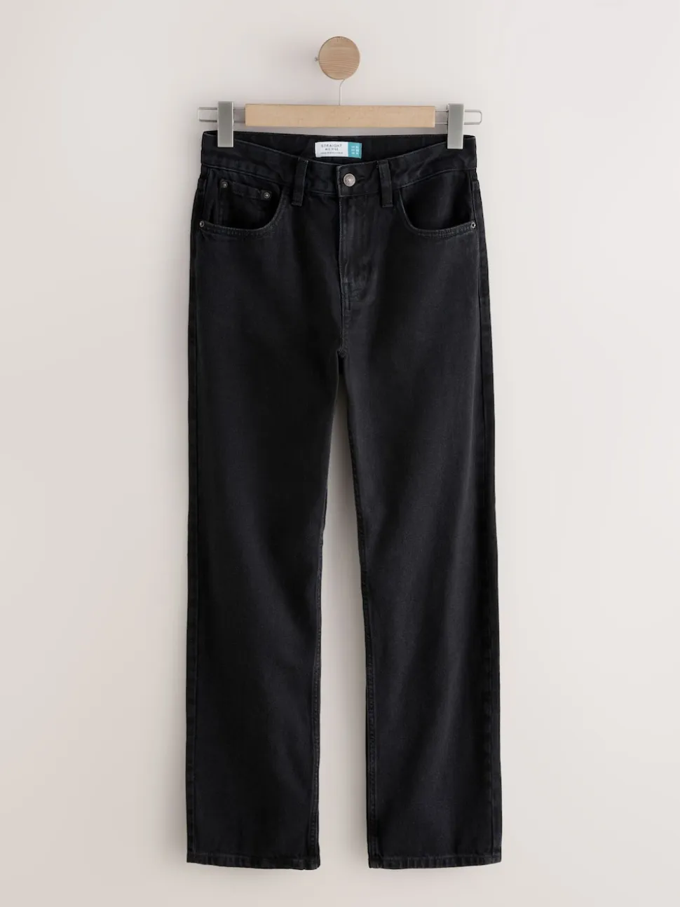Black Straight Leg Jeans