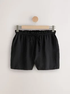 Black Summer Beach Shorts