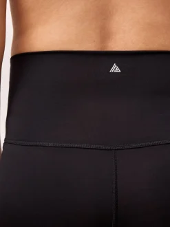 Black Supersoft Dry Tech Flared Yoga Sports Maternity Leggings
