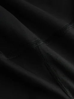 Black Supersoft Dry Tech Flared Yoga Sports Maternity Leggings