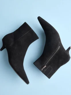Black Tabitha Simmons x Next Underset Heel Ankle Boots