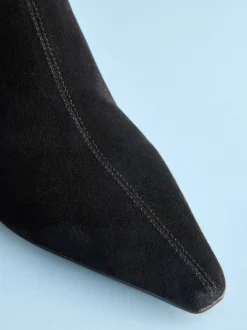 Black Tabitha Simmons x Next Underset Heel Ankle Boots