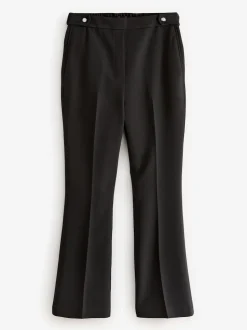 Black Tailored Bootcut Trousers