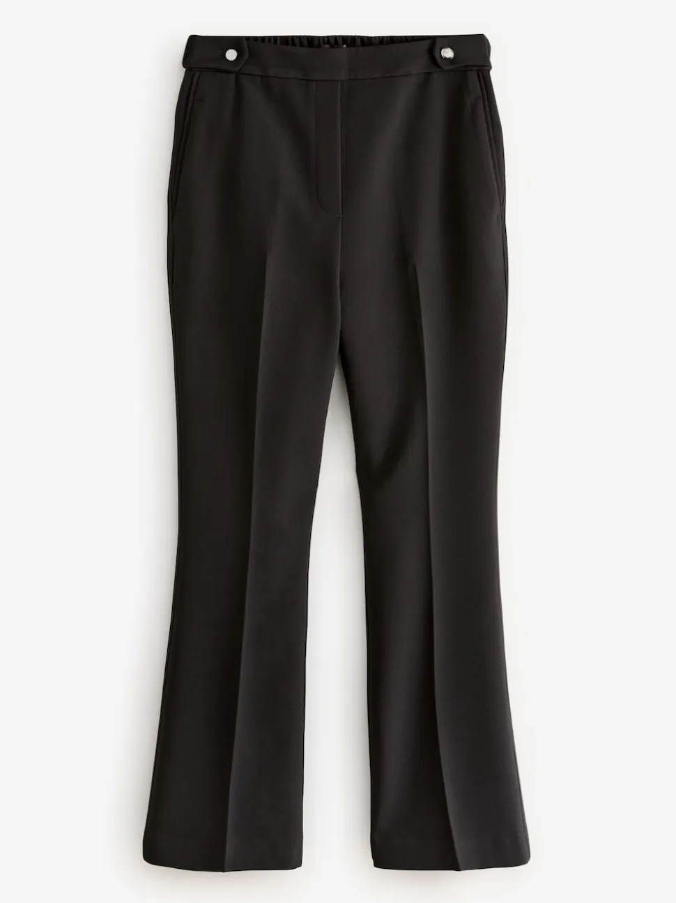 Black Tailored Bootcut Trousers