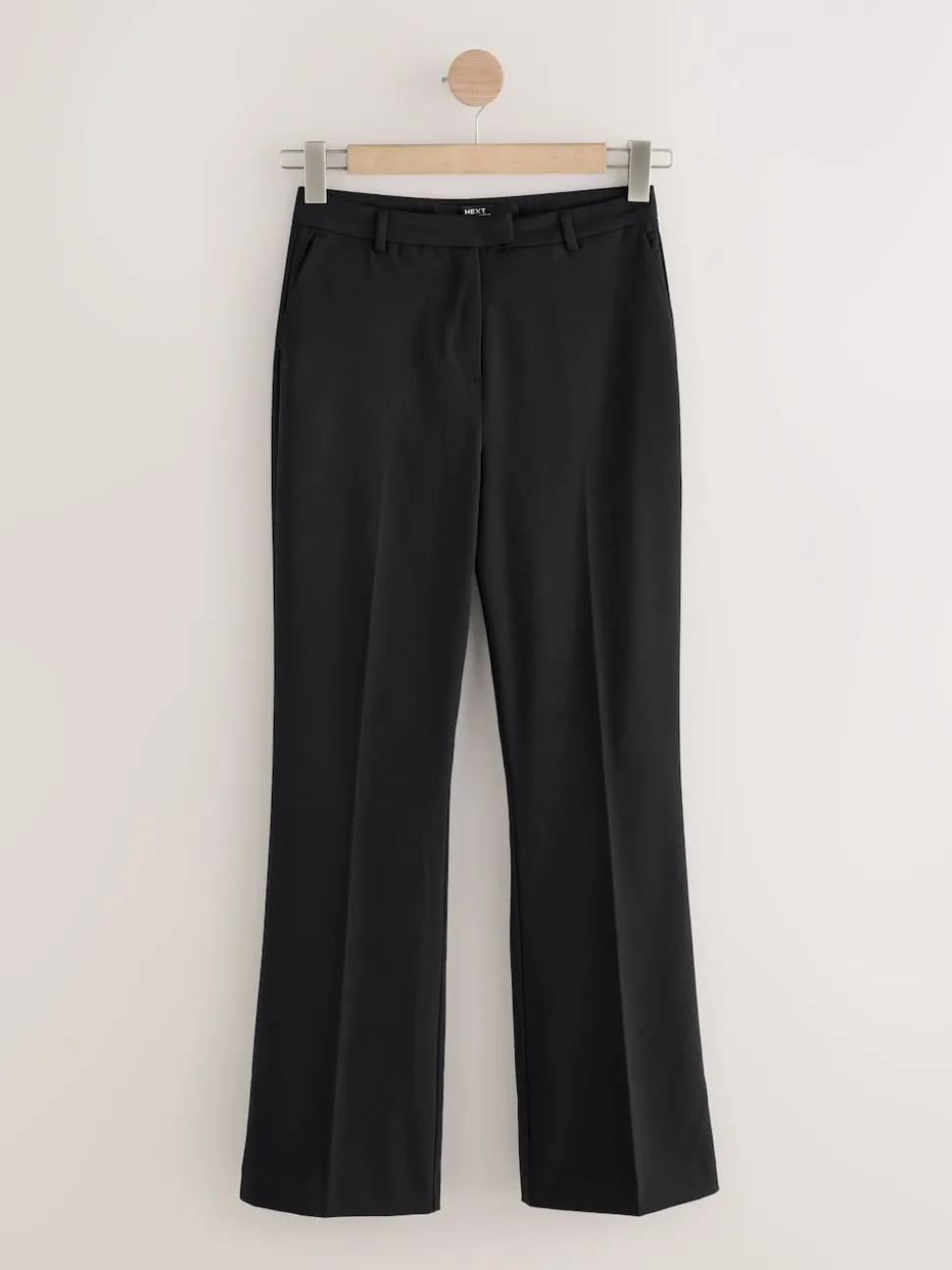 Black Tailored Bootcut Trousers