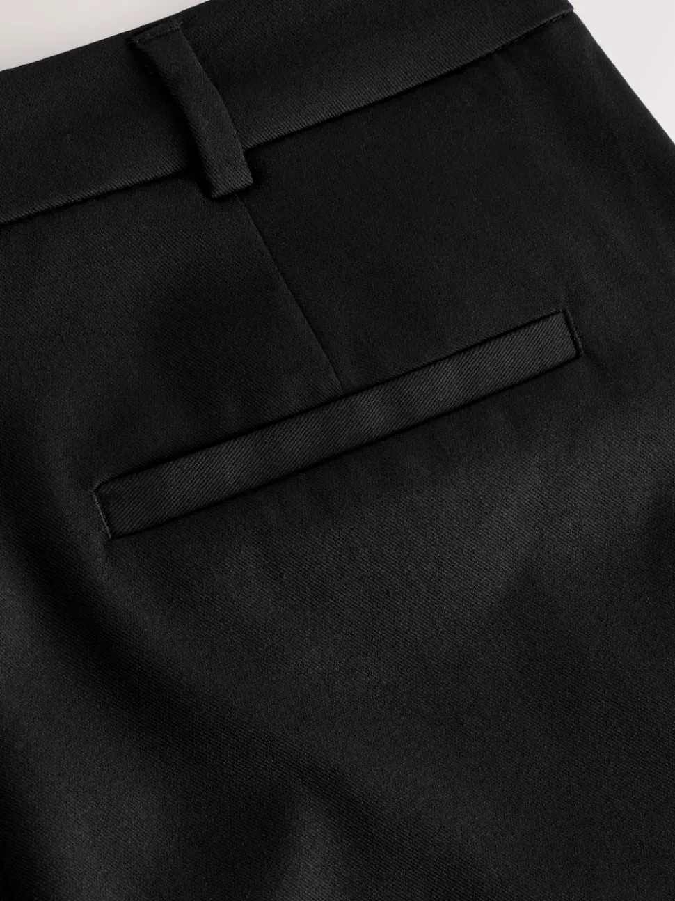 Black Tailored Bootcut Trousers
