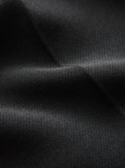 Black Tailored Elasticated Back Straight Leg Trousers