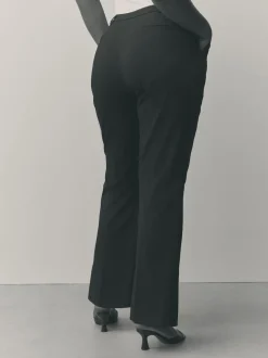 Black Tailored Hourglass Bootcut Trousers