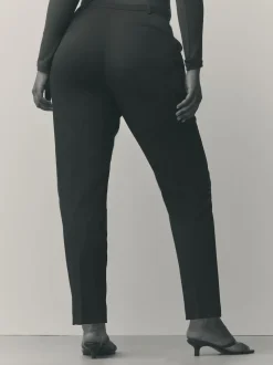 Black Tailored Hourglass Slim Trousers