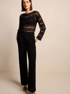 Black Tailored Hourglass Trousers