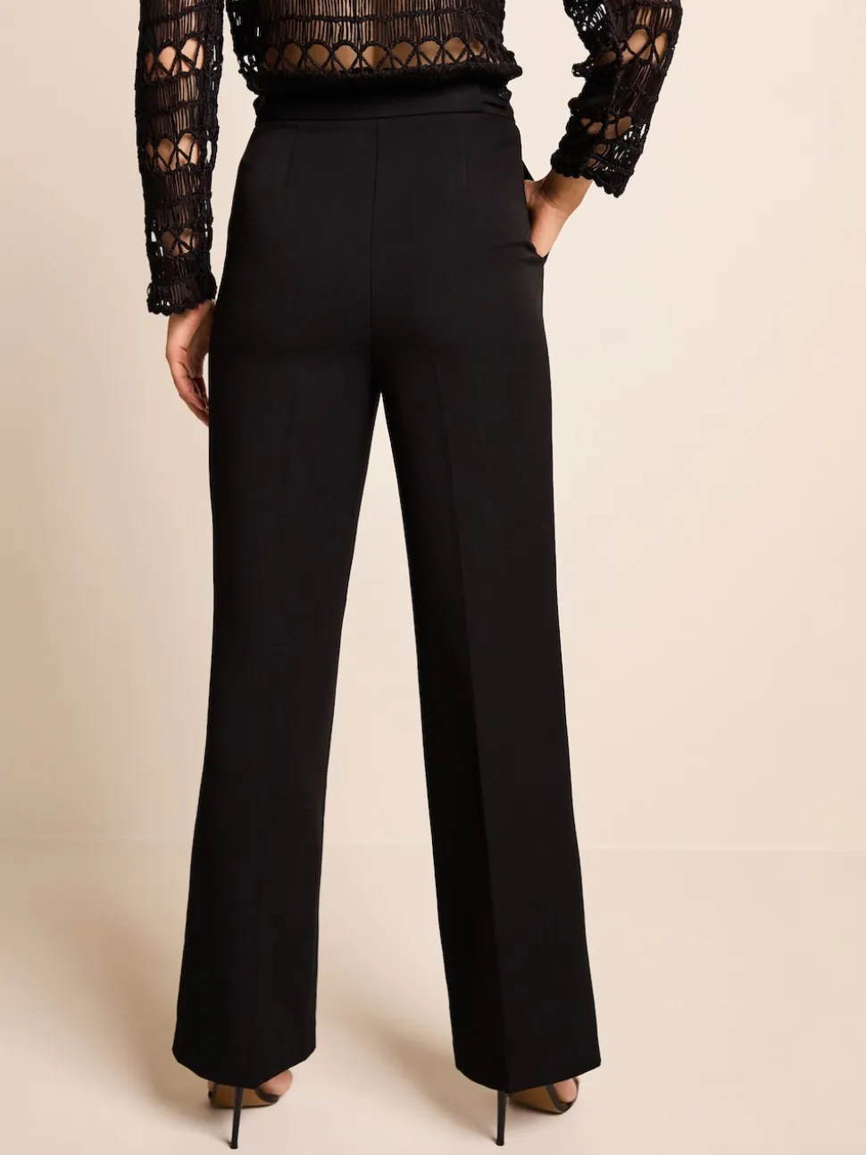 Black Tailored Hourglass Trousers