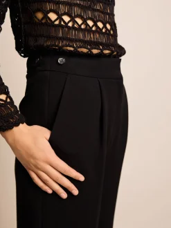 Black Tailored Hourglass Trousers
