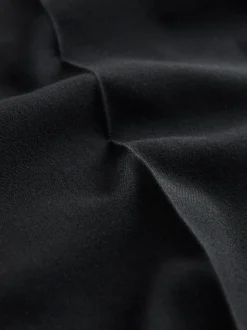 Black Tailored Hourglass Bootcut Trousers with Wool