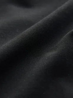 Black Tailored Single Breasted Blazer With Wool