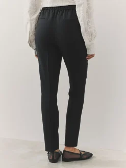 Black Tailored Skinny Trousers