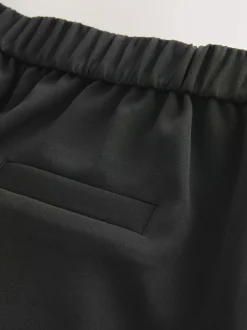 Black Tailored Skinny Trousers