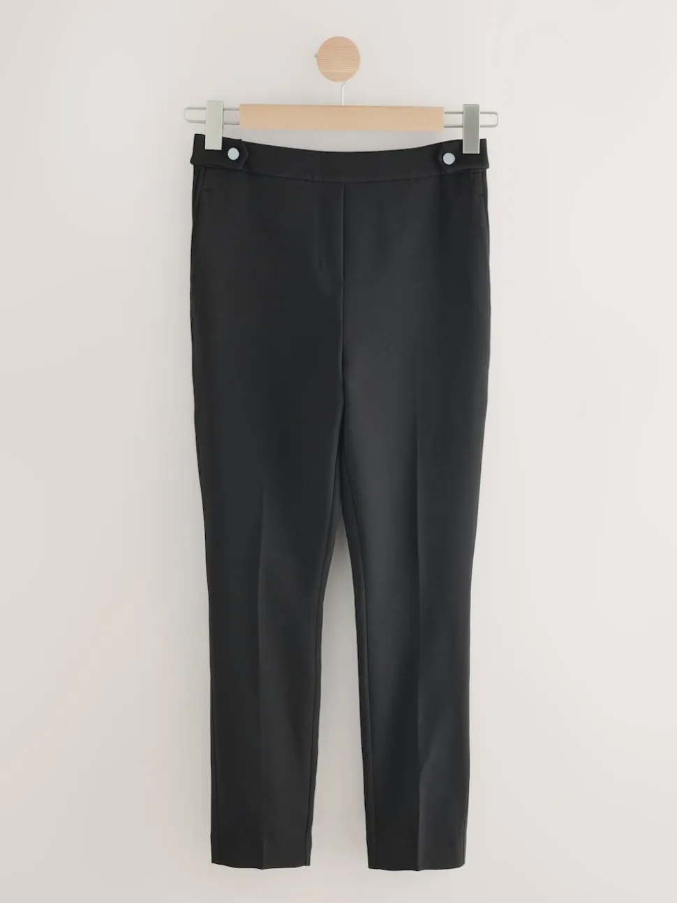 Black Tailored Skinny Trousers