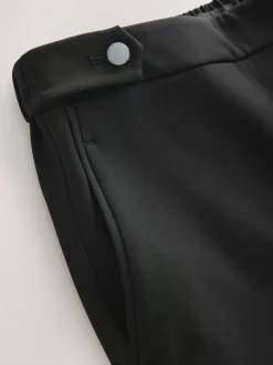 Black Tailored Skinny Trousers