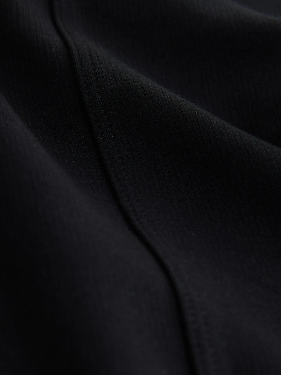 Black Tapered Jersey Joggers