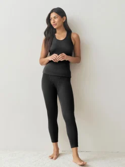 Black Thermal Maximum Warmth Cosy Ribbed Legging